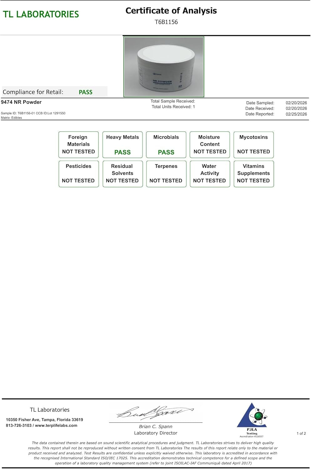 Nicotinamide Riboside Powder 1000Mg